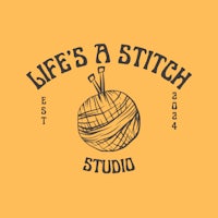 life's a stitch studio logo